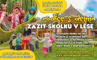 Zažijte školku v lese!